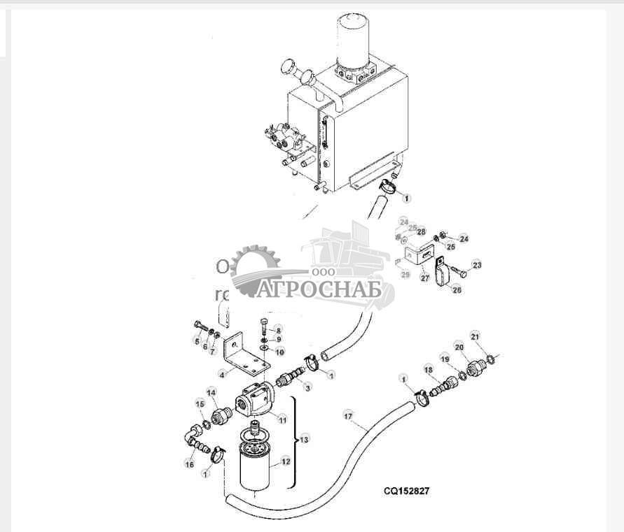Фильтр гидравлического масла 